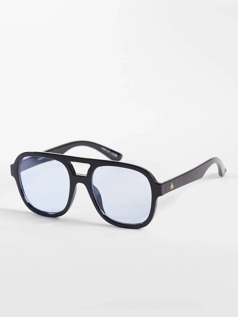 Aire Black Sunglasses with Light Blue Lenses - PR26-17
